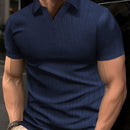 Camisa Polo Masculina Canelada de Alta Qualidade - Phillipe