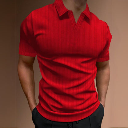 Camisa Polo Masculina Canelada de Alta Qualidade - Phillipe