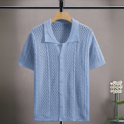 Camisa de Botao Vazada - Hollis - Dom Conrado