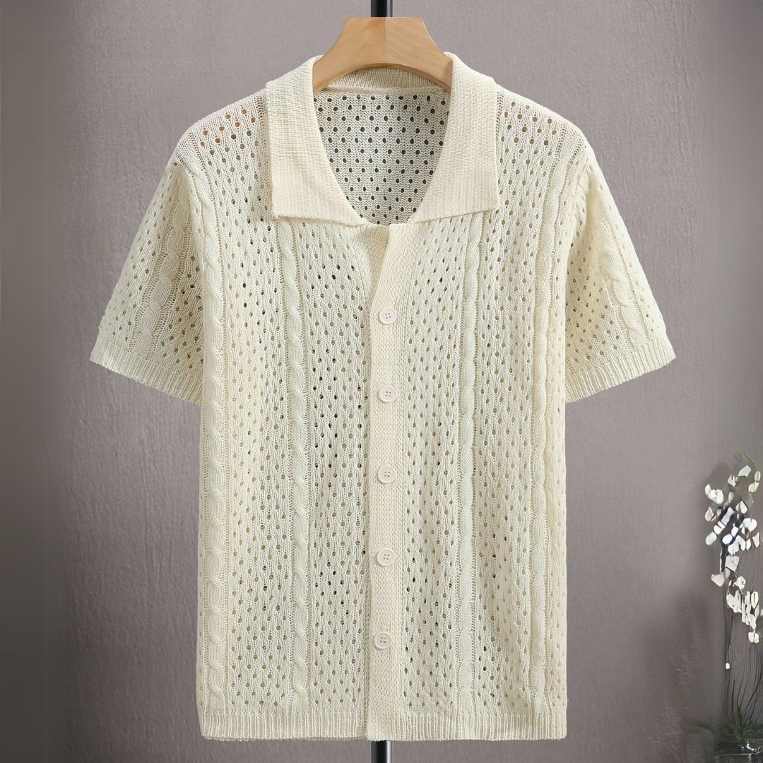 Camisa de Botao Vazada - Hollis - Dom Conrado