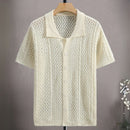 Camisa de Botao Vazada - Hollis - Dom Conrado