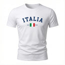 Camiseta Masculina Estampada Itália Sport - 100% Algodão - Dom Conrado