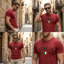 Camiseta Masculina Estampada Itália Sport - 100% Algodão - Dom Conrado