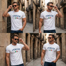 Camiseta Masculina Estampada Itália Sport - 100% Algodão - Dom Conrado