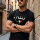 Camiseta Masculina Estampada Itália Sport - 100% Algodão - Dom Conrado