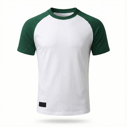 Camiseta Masculina Manga Raglan Bicolor - Modelo Denver - Dom Conrado