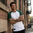 Camiseta Masculina Manga Raglan Bicolor - Modelo Denver - Dom Conrado