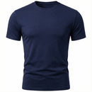 Camiseta Masculina Slim em Viscolycra Premium - Modelo Bernard - Dom Conrado