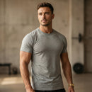 Camiseta Masculina Slim em Viscolycra Premium - Modelo Bernard - Dom Conrado