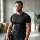 Camiseta Masculina Slim em Viscolycra Premium - Modelo Bernard - Dom Conrado