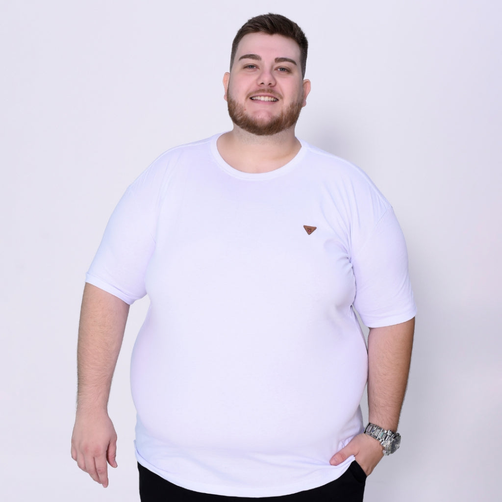 Camiseta Plus Size Masculina Básica Algodão - Humans