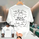 Camiseta Streetwear Masculina - Jesus me Salvou |  100% Algodão