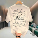 Camiseta Streetwear Masculina - Jesus me Salvou |  100% Algodão