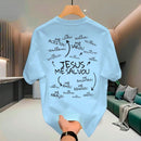 Camiseta Streetwear Masculina - Jesus me Salvou |  100% Algodão