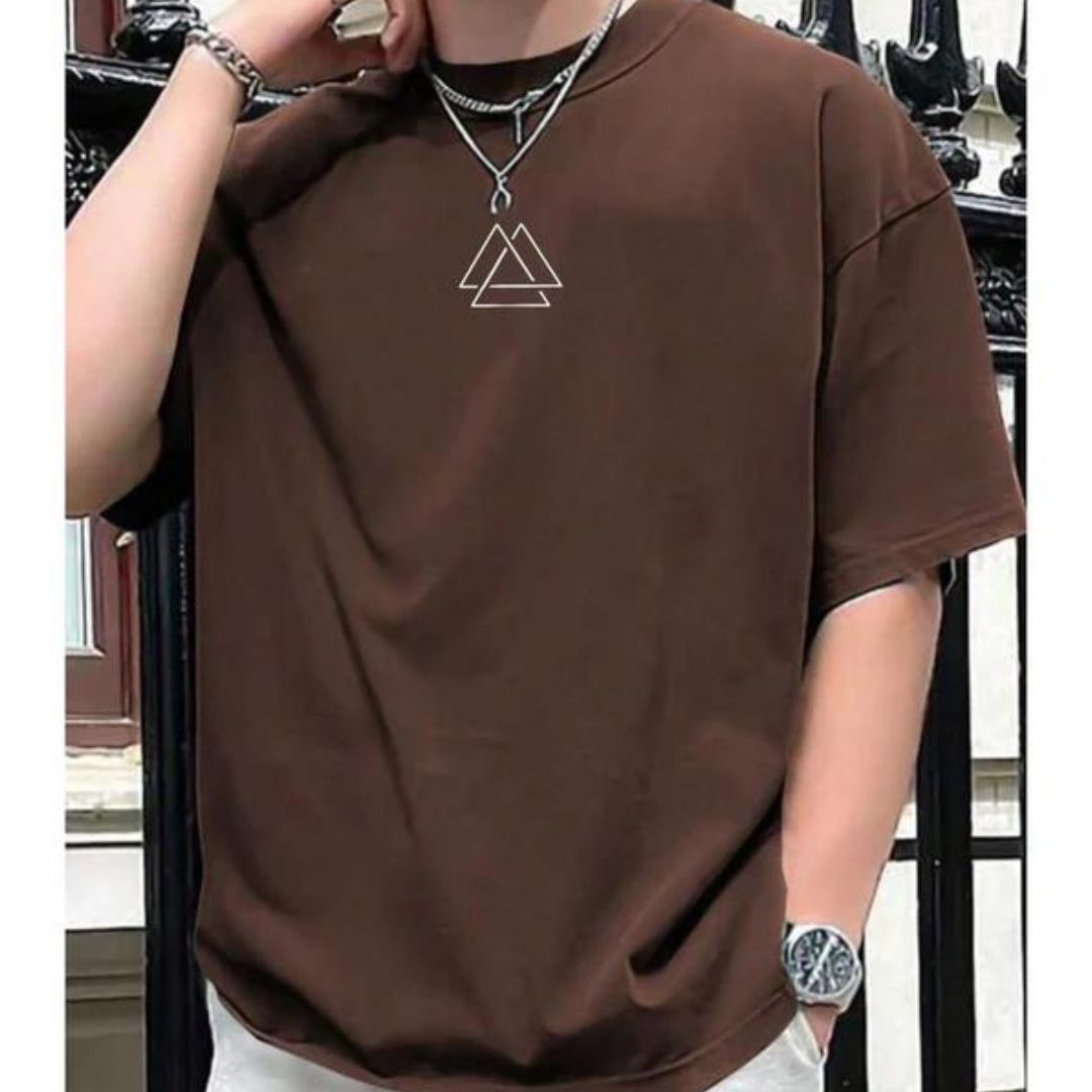 Camiseta Masculina "3 Triângulos" - Com Conrado