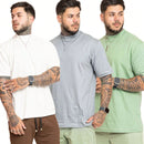 Kit com 3 Camisetas Oversized Masculinas - Conforto e Estilo Streetwear | Dom Conrado