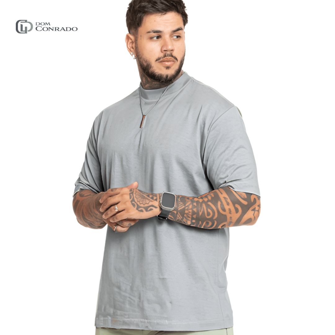 Kit com 3 Camisetas Oversized Masculinas - Conforto e Estilo Streetwear | Dom Conrado