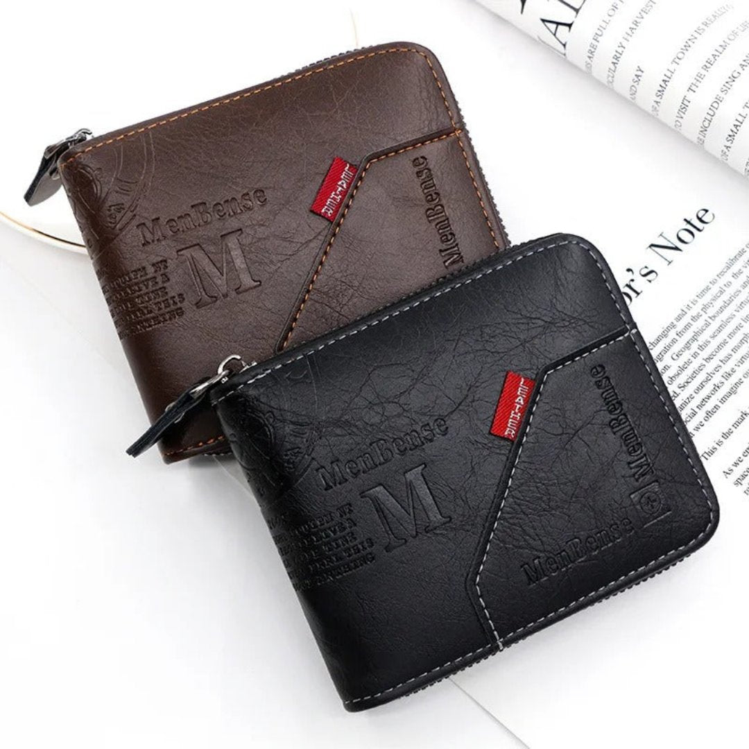Carteira Masculina de Couro Menbense Premium - Dom Conrado