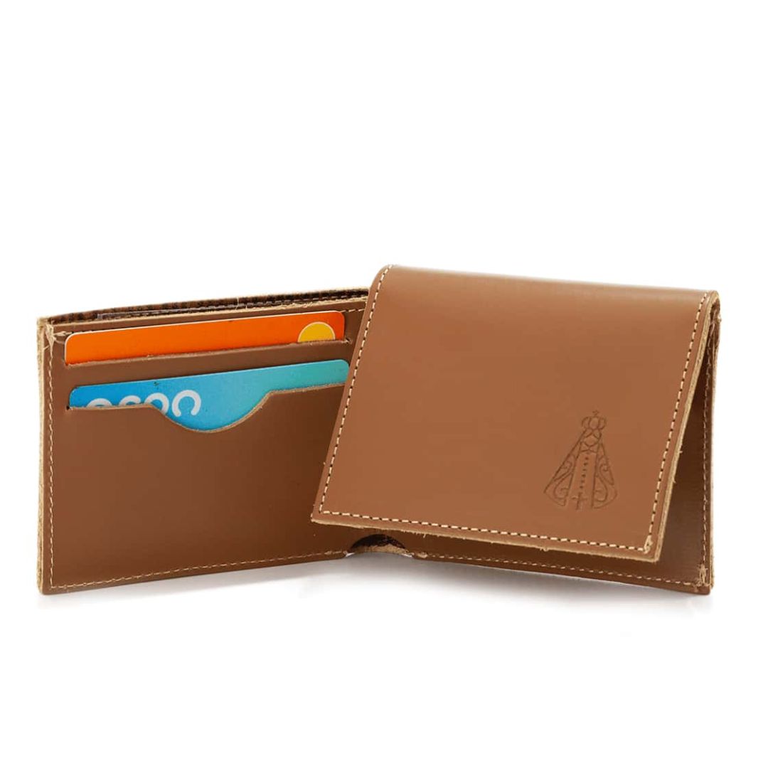 Carteira Slim Masculina Minimalista - Nossa Senhora Aparecida - Dom Conrado