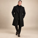 Casaco Sobretudo Masculino Preto Cavil | Elegância Clássica e Proteção no Inverno