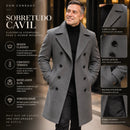 Casaco Sobretudo Masculino Cinza - Cavil
