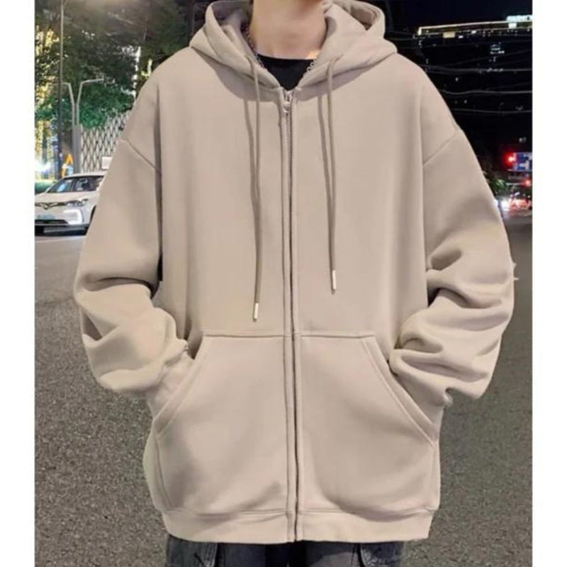 Casaco de Moletom Masculino com Zíper e Capuz – Conforto e Estilo Casu