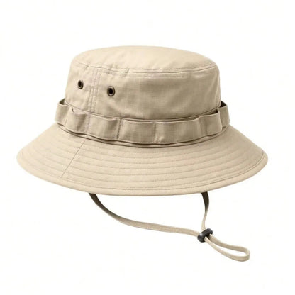 Chapéu Masculino Tático Shark para Camping, Pesca e Aventuras | Dom Conrado