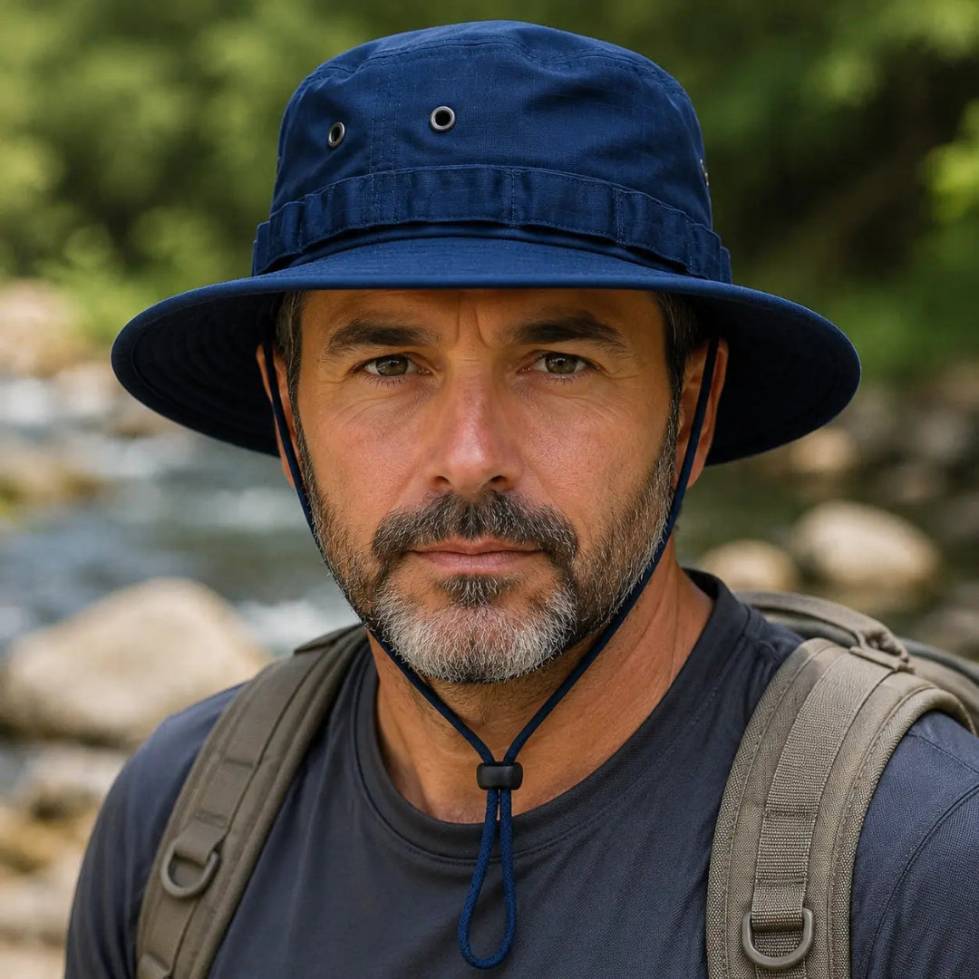 Chapéu Masculino Tático Shark para Camping, Pesca e Aventuras | Dom Conrado