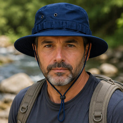 Chapéu Masculino Tático Shark para Camping, Pesca e Aventuras | Dom Conrado