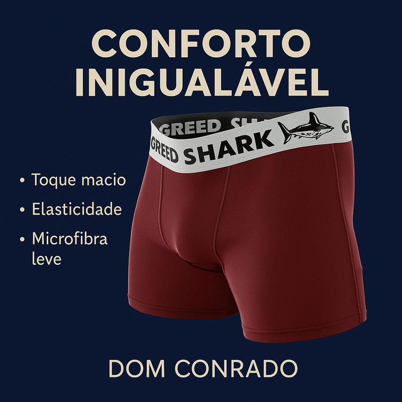 Kit Cueca Boxer Masculina - GShark