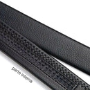 Cinto Masculino de Couro com Fivela Automática – Red Riot | Dom Conrado - Dom Conrado