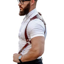 Cinto Suspensório Masculino Estilo Europeu em Couro Sintético – Bakugo - Dom Conrado