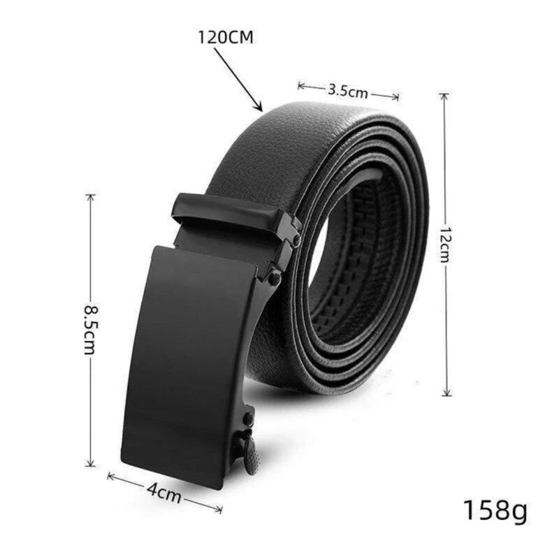 Cinto Masculino de Couro com Fivela Automática – Red Riot | Dom Conrado