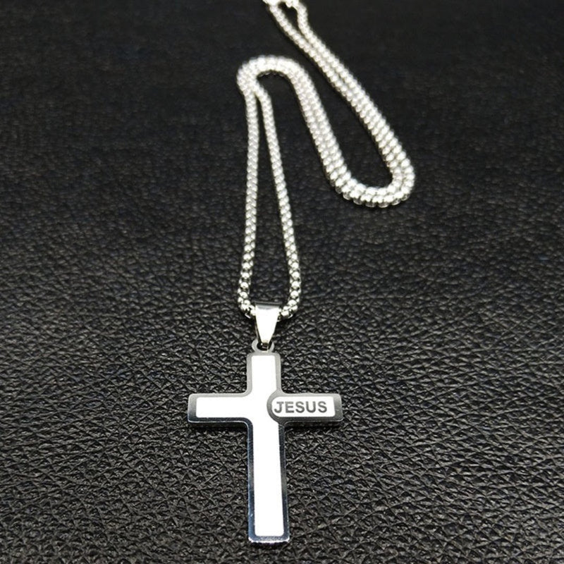Colar Corrente Cruz Crucifixo "Jesus" - Dom Conrado