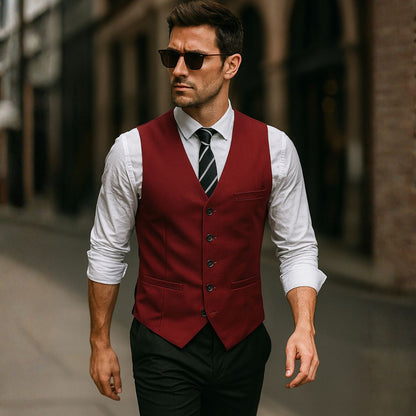 Colete Social Slim Masculino Oxford - Togoroki - Dom Conrado