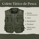 Colete Tático de Pesca Masculino - Parker - Dom Conrado