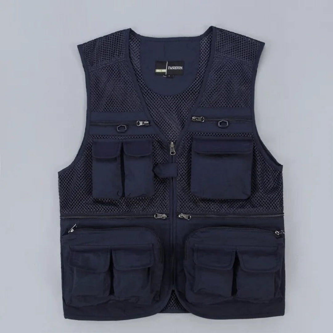 Colete Tático de Pesca Masculino - Parker - Dom Conrado