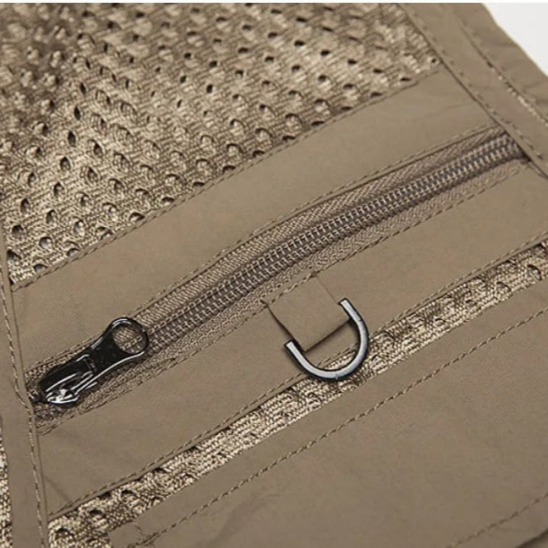 Colete Tático de Pesca Masculino - Parker - Dom Conrado