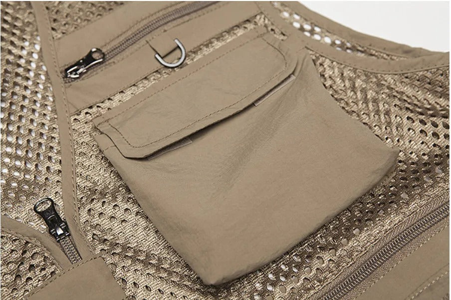 Colete Tático de Pesca Masculino - Parker - Dom Conrado