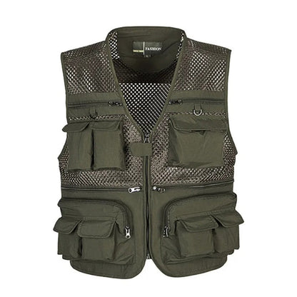 Colete Tático de Pesca Masculino - Parker - Dom Conrado