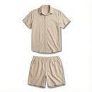 Conjunto Masculino Camisa e Short em Viscolinho Premium - Modelo Capri - Dom Conrado