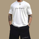 Conjunto Bermuda Tactel + Camiseta Los Angeles Cursiva - Dom Conrado