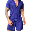 Conjunto Masculino - Camisa e Short Liso - Dom Conrado