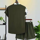 Conjunto Masculino Camisa e Shorts de Alta Qualidade - Tropical Caribbean - Dom Conrado