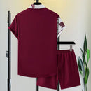 Conjunto Masculino Camisa e Shorts de Alta Qualidade - Tropical Caribbean - Dom Conrado