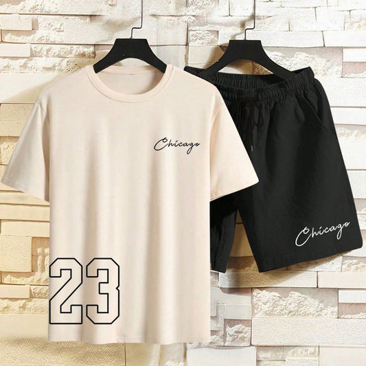 Conjunto Masculino Camiseta e Bermuda StreetWear - Chicago - Dom Conrado