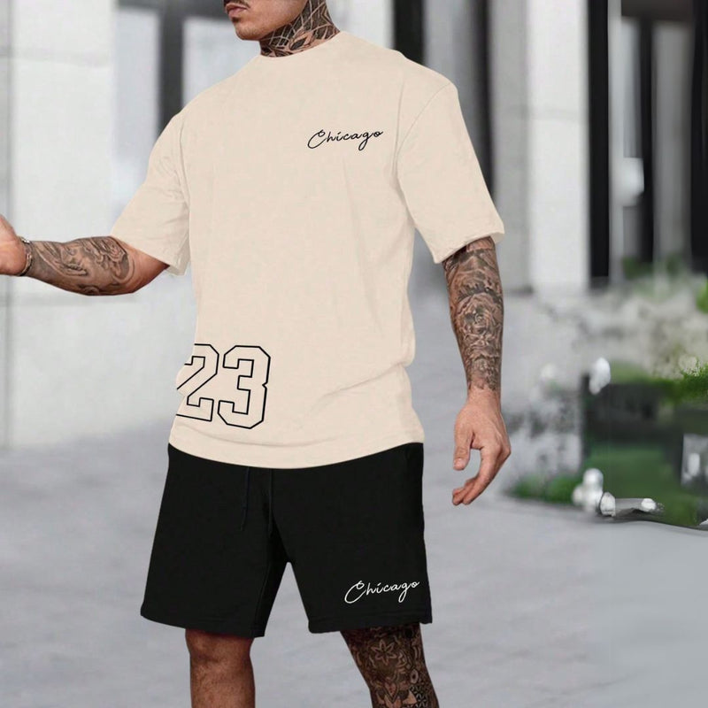 Conjunto Masculino Camiseta e Bermuda StreetWear - Chicago - Dom Conrado