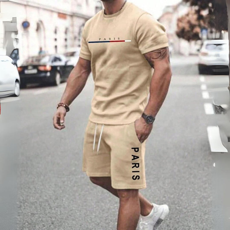Conjunto Masculino Premium Shorts e Camiseta - Paris - Dom Conrado