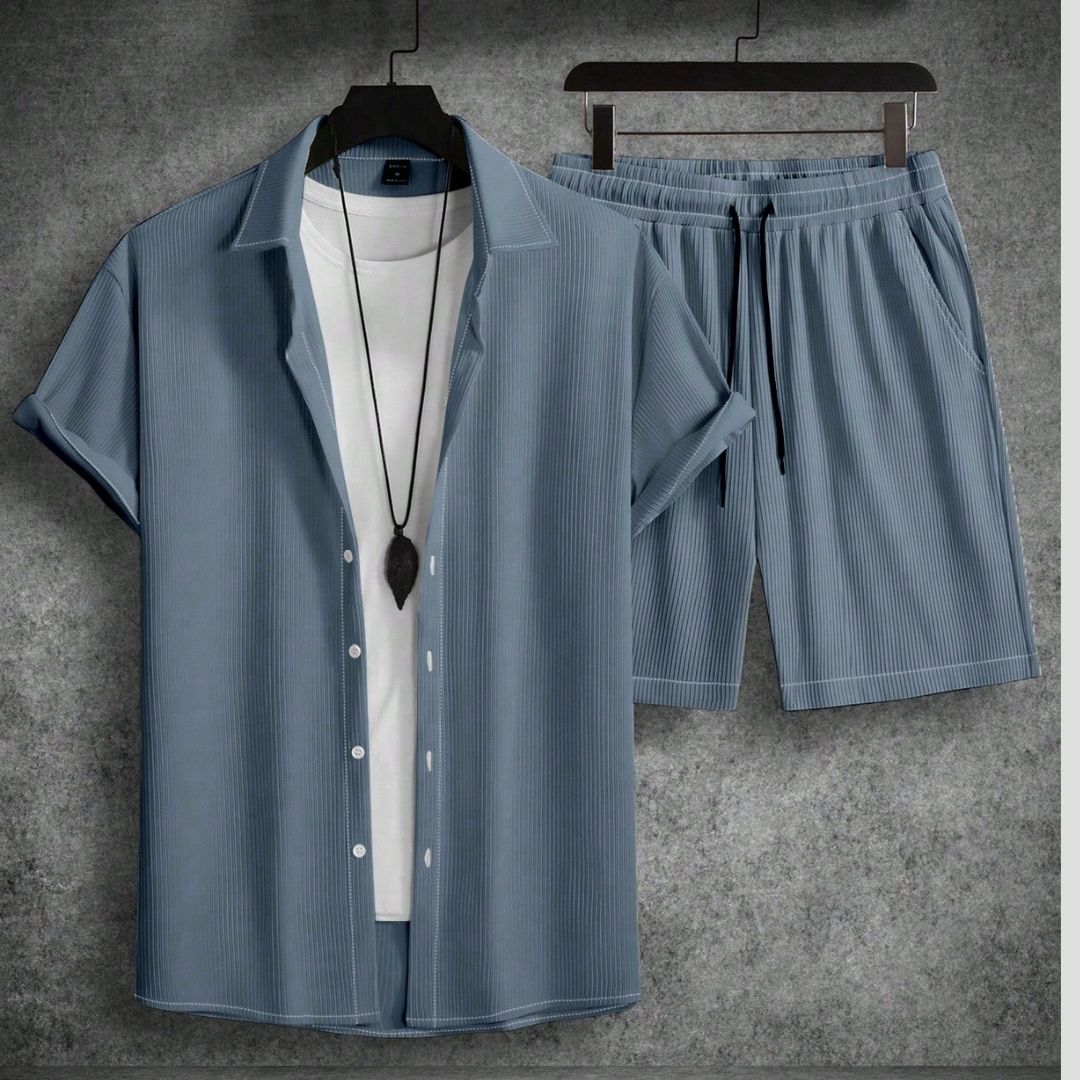 Conjunto Masculino Shorts e Camiseta - Ezra - Dom Conrado