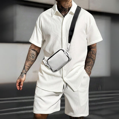 Conjunto Masculino Shorts e Camiseta - Ezra - Dom Conrado